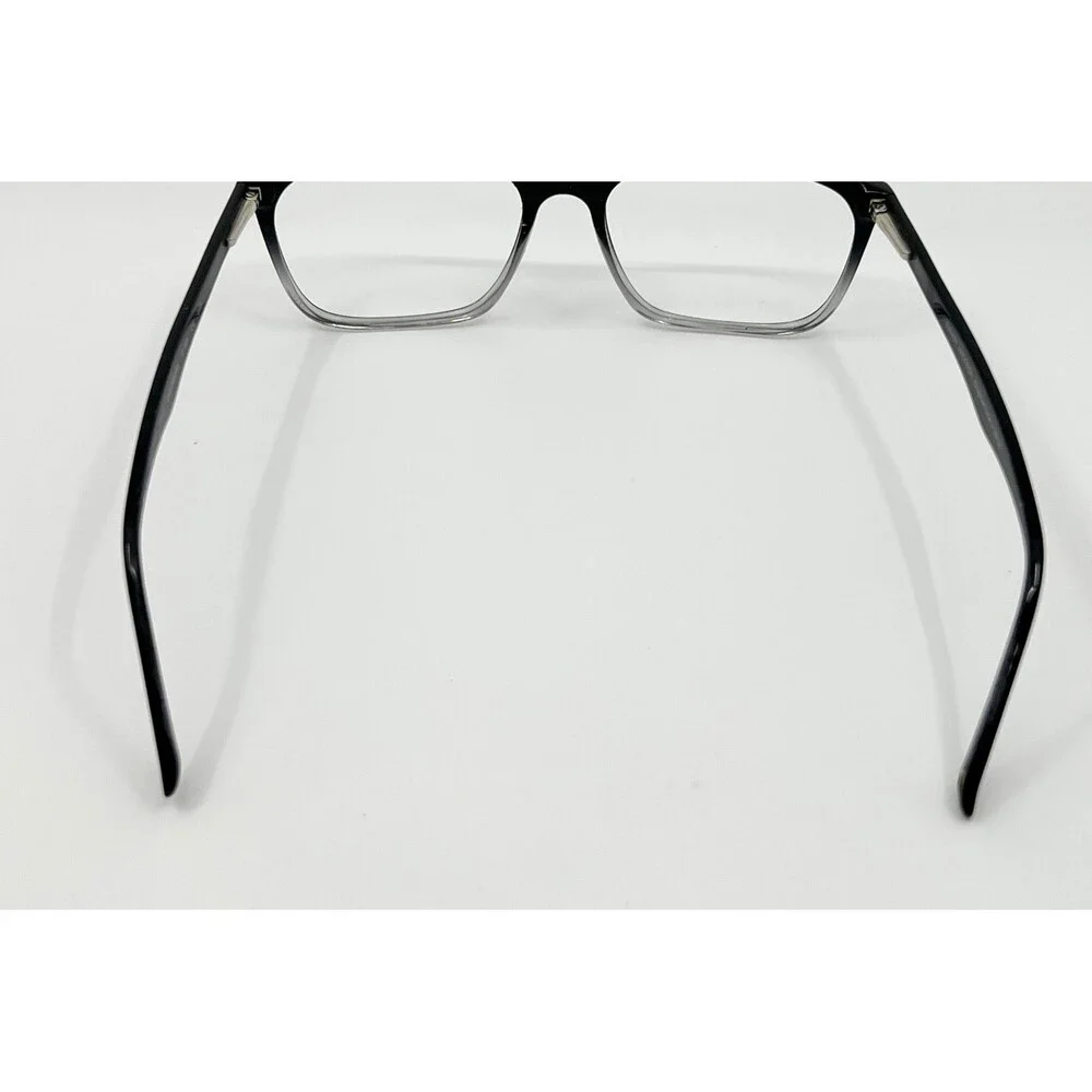 Randy Jackson Eyeglass Frames Mens Black Grey Ombre Signature 3018 53-17-145